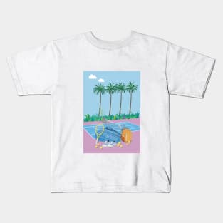 Tennis court Kids T-Shirt